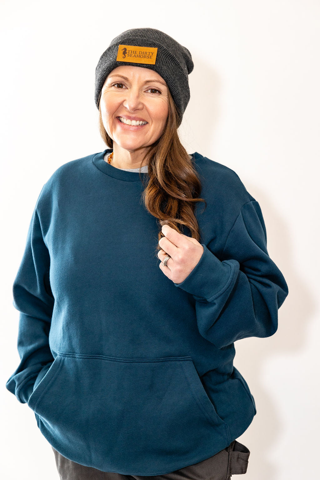 Crew Neck Women's Sweater Canada | The Dirty Seahorse