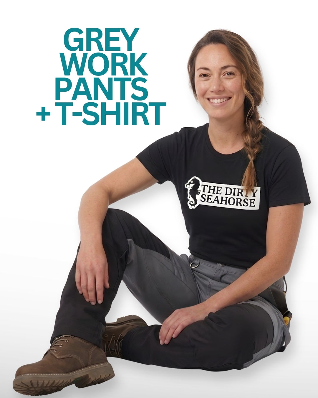 Bundle #4 : Grey Work Pants + T-Shirt