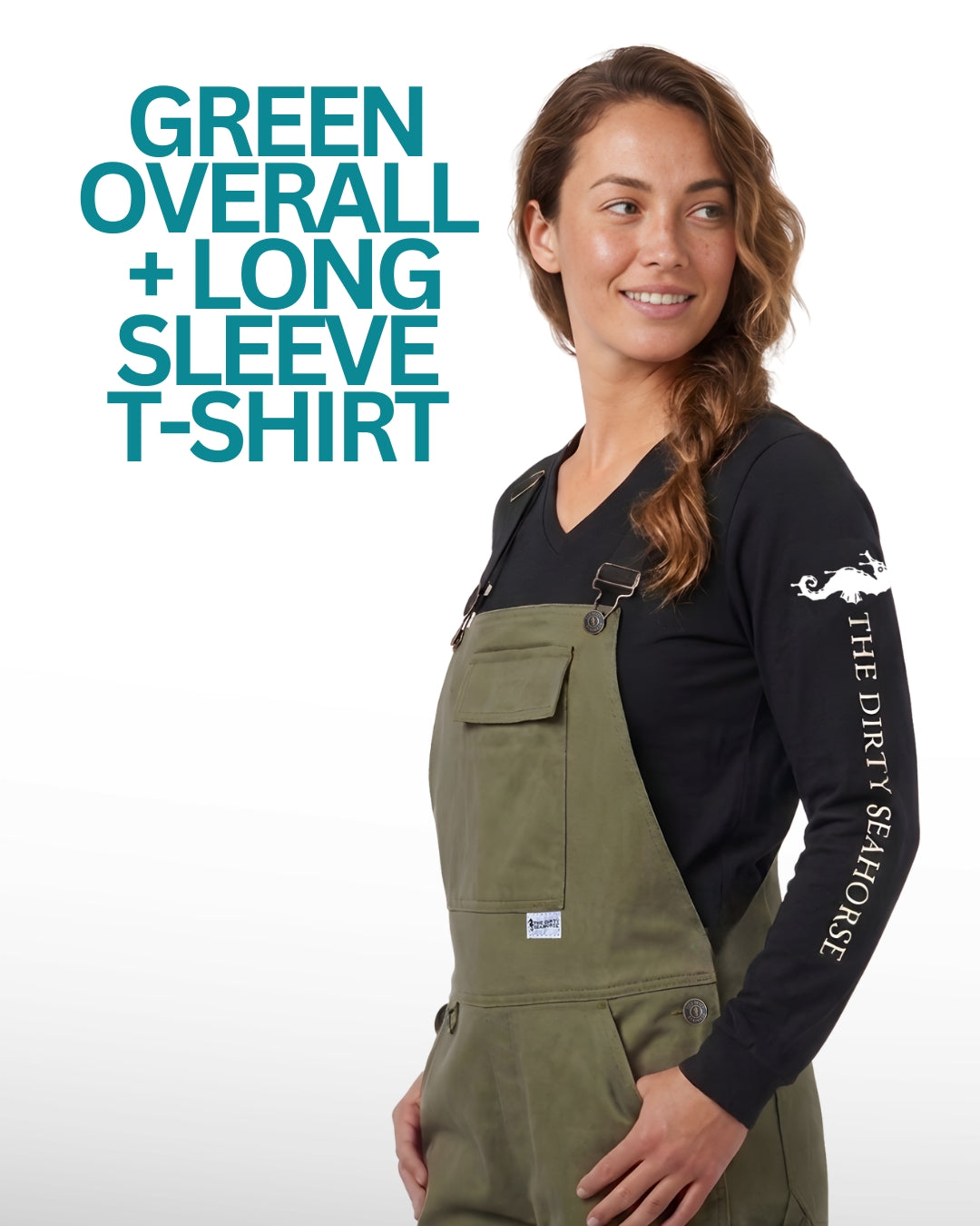 Bundle #3 : Green Zenith Overalls + Black LS T-Shirt – The Dirty