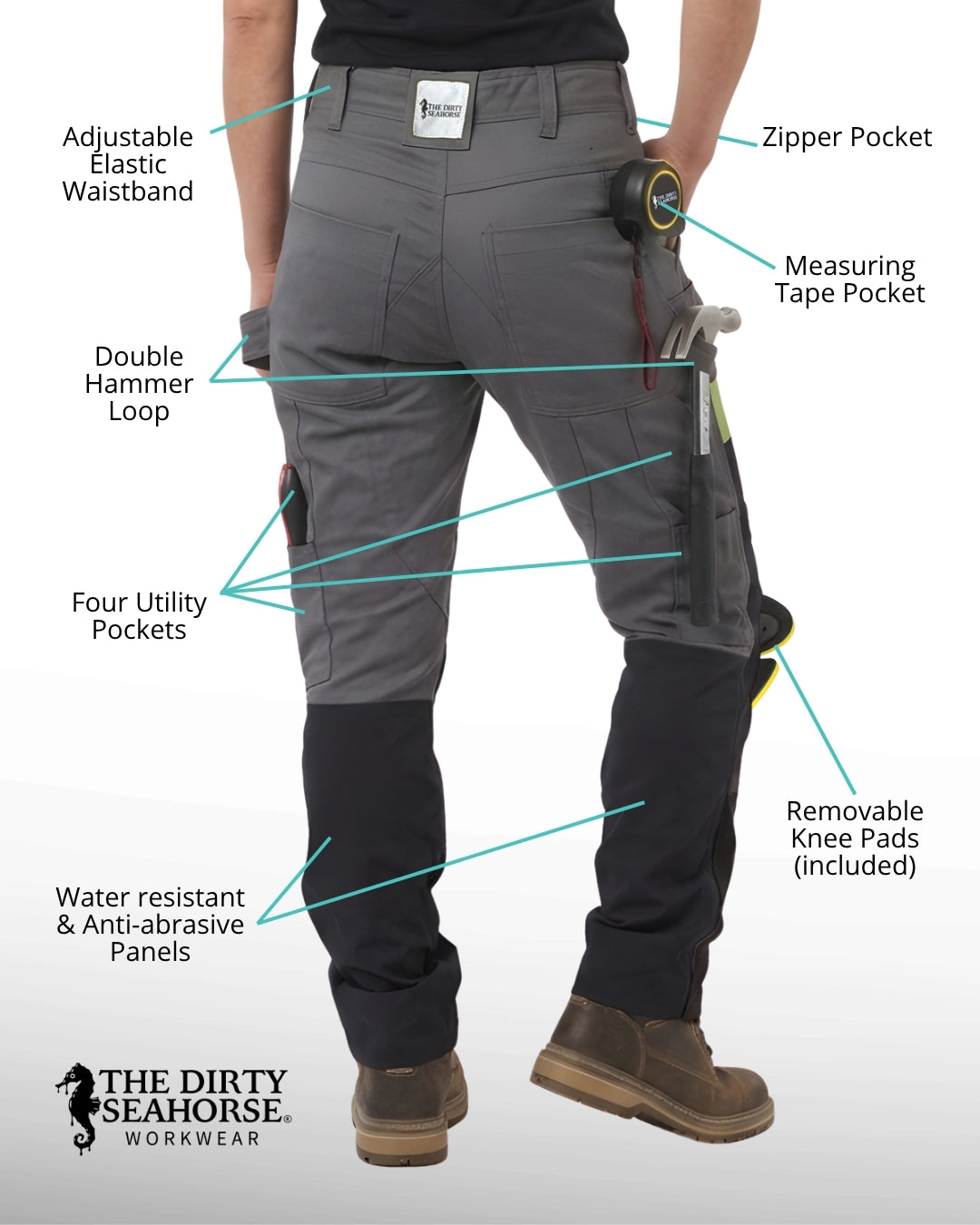 Bundle #4 : Grey Work Pants + T-Shirt